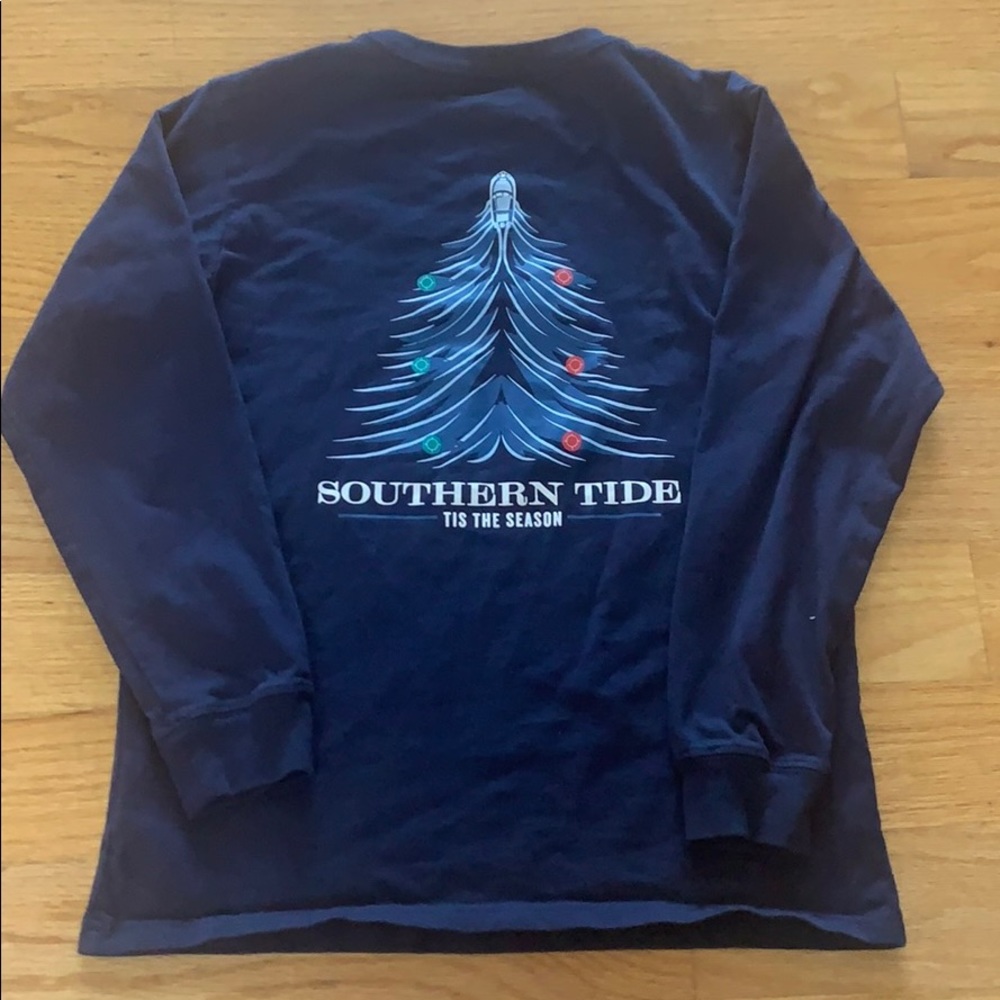 Southern Tide Boys long sleeve Christmas T-shirt